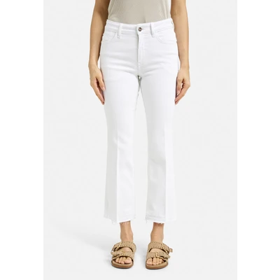 Abbildung von Milano Italy MIT LEG Jeans Bootcut, Damen, Größe: Large, White