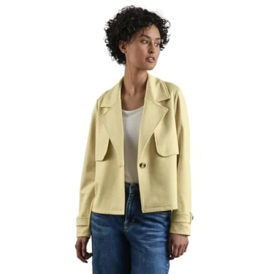 Abbildung von Street One Kunstlederjacke, Damen, Größe: 40, Gelb