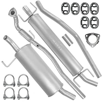 Abbildung von Auspuffanlage Schalldämpferset Auspuff für Opel Astra H 3 III Kombi Caravan 1.6