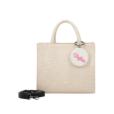 Abbildung von Buffalo Handtasche, Damen, Größe: One Size, Croco white taupe