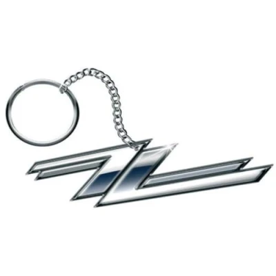 Abbildung von ZZ Top Twin Zees Logo Schlüsselanhänger Standard