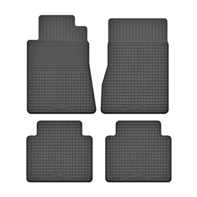 Abbildung von Gummimatten Fußmatten 1.5 cm Rand kompatibel mit BMW 7 7er e32 (Bj. 1986 1994) ideal angepasst 4 Teile EIN Set