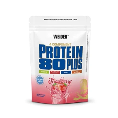 Abbildung von Protein 80 Plus Erdbeere Pulver