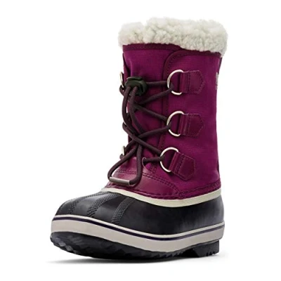 Abbildung von Sorel Youth YOOT PAC Snowboot/Winterstiefel für Kinder, Größe: 38, Wild iris/dark plum Schuhe