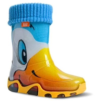 Abbildung von DEMAR Kinder Gummistiefel gefüttert STORMER LUX (Size 24/25 EU) Ente