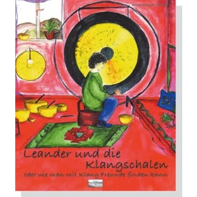 Abbildung von Leander und die Klangschalen oder wie man mit Klang Freunde finden kann