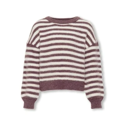 Abbildung von Kids ONLY Strickpullover für Kinder, Größe: 110/116, Rose brown