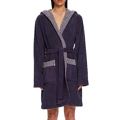 Abbildung von Esprit MIT Streifen Bademantel, Damen, Größe: 40, Navy blue