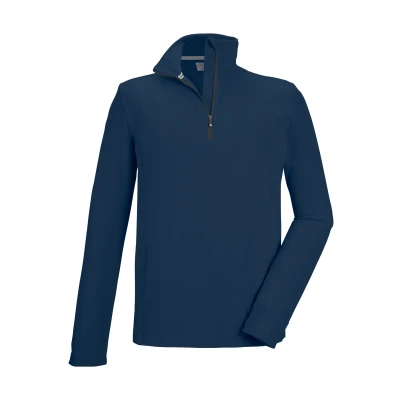 Abbildung von killtec Herren Fleeceshirt mit Stehkragen und Reißverschluss KSW 99 MN FLC SHRT, dunkelpetrol, XXL, 40878 000