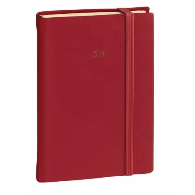 Abbildung von Quo Vadis Buchkalender Minister Prestige 16x24cm Silk bordeaux 2025