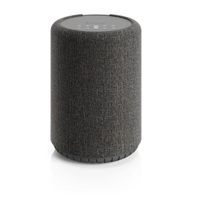 Abbildung von Audio Pro A10 MkII Kabelloser Multiroom Lautsprecher mit Bluetooth &amp; WiFi Kleiner Tragbarer Stereo Speaker AirPlay 2, Chromecast, Spotify Dunkelgrau