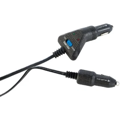 Abbildung von Lescars Starter Kit Auto: Kfz für den Zigarettenanzünder, 4m Kabel (Starthilfe über Starterkabel, Starterkit Autobatterie)