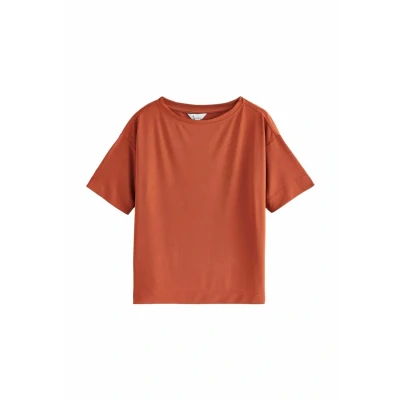 Abbildung von Next Premium BOXY Tshirt basic, Damen, Größe: XLxR, Tobacco