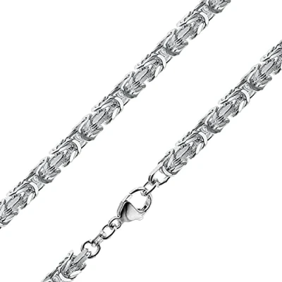 Abbildung von trendor 86113 Halskette für Männer 925 Sterlingsilber Königskette 4,7 mm