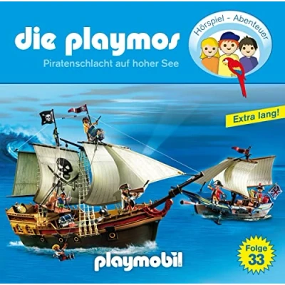 Abbildung von Die Playmos Folge 33: Piratenschlacht auf hoher See (Das Original Playmobil Hörspiel)