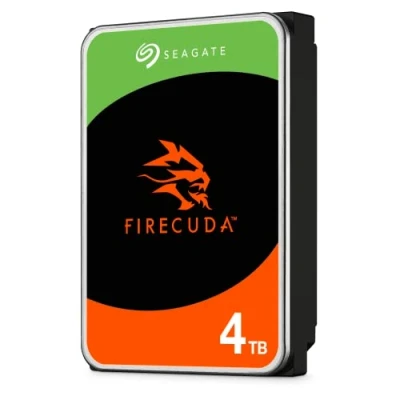 Abbildung von Seagate FireCuda 4TB interne Festplatte HDD, 3.5 Zoll, 7200 U/Min, CMR, 256 MB Cache, SATA 6GB/s, silber, inkl. 3 Jahre Rescue Service, FFP, Modellnr.: ST4000DX005