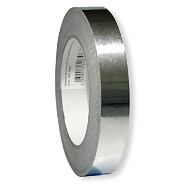 Abbildung von Scotle Aluminium Folie selbstklebend 20 mm auf 40 m Rolle für Rework Löten, RW AF2040