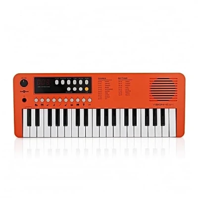 Abbildung von Mini Elektroklavier mit 37 Tasten für Anfänger, Orange