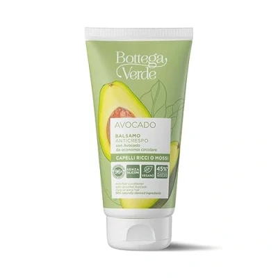 Abbildung von Bottega Verde Avocado Frizz Conditioner mit Kreislauf (150 ml) lockiges oder gewelltes Haar