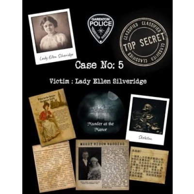 Abbildung von Case 5 Murder at The Manor: Blue Coconut Cold Mystery Crime Police File Game (The Files)