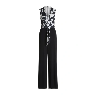 Abbildung von Vera Mont MIT BINDEGÜRTEL Jumpsuit, Damen, Größe: 46, Patch black white