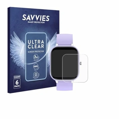 Abbildung von Savvies 6 Stück Schutzfolie für Hengto H39 Plus 1.4&quot; Displayschutz Folie Ultra Transparent