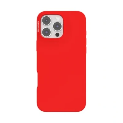 Abbildung von PopSockets iPhone 16 Pro Max Hülle kompatibel mit MagSafe, Handyhülle für Max, kabellos aufladbar, nur Rosso
