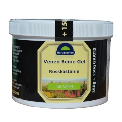 Abbildung von Venen, Beine Gel, 500g, Rosskastanie, Arnika, Baikal Helmkraut, rotes Weinlaub Extrakte, Ödeme, Schwellung, krampfader, müde, schwere Arme, Muskeln, Schulter, Salbe Creme, venencreme, venensalbe,