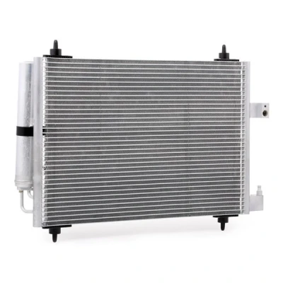Abbildung von VAN WEZEL 40005286 Klimakondensator mit Trockner Aluminium 550 PEUGEOT: 407 SW, Coupe, Limousine, CITROËN: C5 III Kombi, II Schrägheck