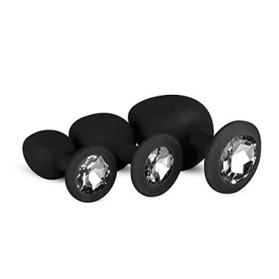 Abbildung von Easytoys Buttplug Set with Diamond, 1er Pack(1 x 400 g)