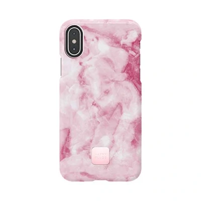 Abbildung von Happy Plugs 9347 iPhone X/XS Case, Pink Marble