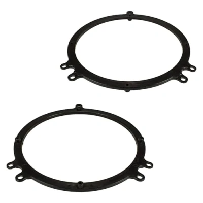Abbildung von tomzz Audio 2803 011 Lautsprecherringe Adapter Halterungen kompatibel mit Audi A3 A4 Avant A6 TT Diverse Einbauorte für 165mm DIN Lautsprecher