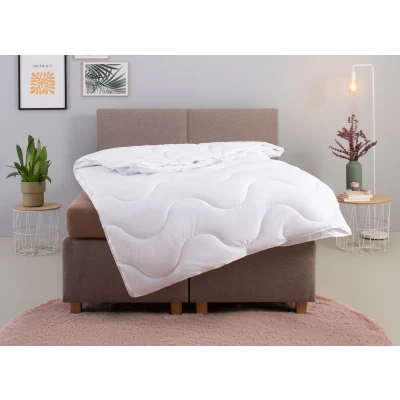 Abbildung von my home Microfaserbettdecke &quot;Mailo Bettdecke 135x200 cm, 155x220 cm&quot;, 4 Jahreszeiten, Füllung Polyester, Bezug Microfaser Feinbatist, (1 St.), Bettdecken, Sommer, Winter, Decke, Feinbatist