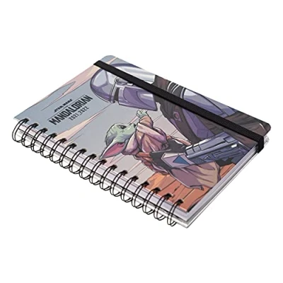 Abbildung von Grupo Erik Star Wars Schulplaner 2021 2022 The Mandalorian Ringbuch Kalender Terminkalender Wochenübersicht von Gorgu Baby Yoda, AGESVA52109, Hellgrau
