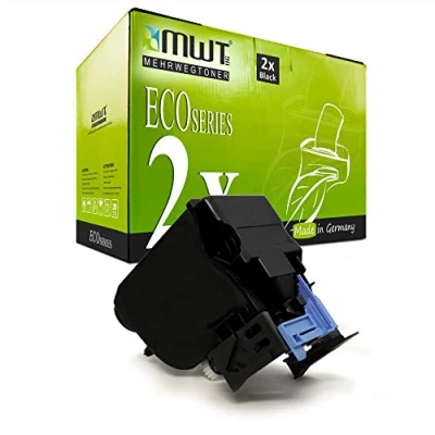 Abbildung von 2X MWT Toner für Konica Minolta Bizhub C 35 wie A0X5152 Black Schwarz Cartridges Druckerpatronen