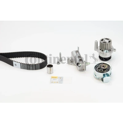 Abbildung von CONTITECH CT1028WP10 Wasserpumpe + Zahnriemensatz mit Spanndämpfer, Spannrolle 120 VOLKSWAGEN: Lupo / 3L, Polo IV Schrägheck, III Schrägheck