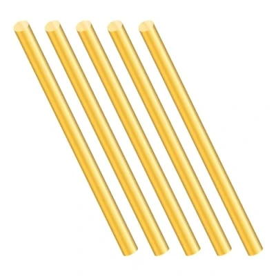 Abbildung von 5mm Messingstab,iMeistek 150mm Länge Messing massiv Rundstab für Drehbank Bar Stock,DIY Crafts (5PCS)