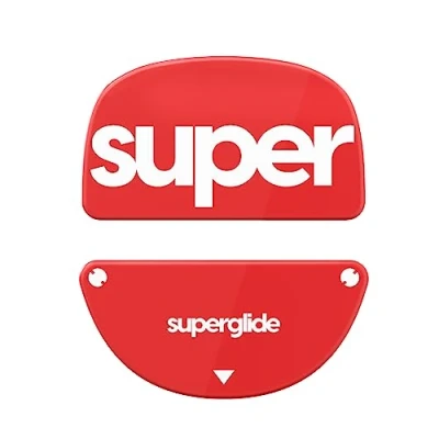 Abbildung von Pulsar Gaming Gears Superglide2 Mausfüße für Vaxee XE Wireless, mit extrem starkem Glas, Glatte und langlebige Sohle, Wireless (rot)