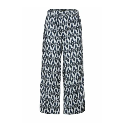 Abbildung von Cecil 7/8 Print Stoffhose, Damen, Größe: Medium, Weiß