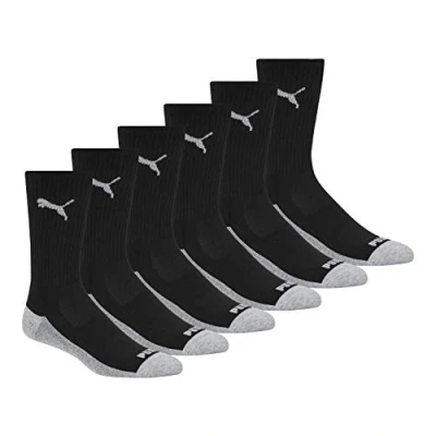 Abbildung von PUMA Men&#039;s 6 Pack Crew Socks