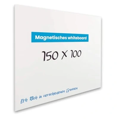 Abbildung von Vivol Whiteboard, magnetisch, rahmenlos Magnettafel ohne Stifteablage Filztafel Wand magnetisch 8 Größen abwischbar (100 x 150, weiß)