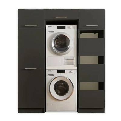 Abbildung von Laundreezy Mehrzweckschrank Set &quot;LAUNDREEZY LDLK3&quot;, Breite 167,5 cm