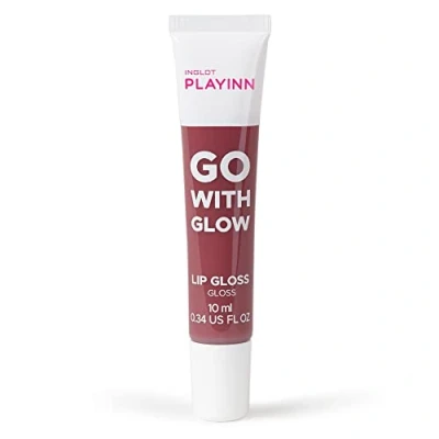 Abbildung von Inglot Playinn Go With Glow Cherry Lipgloss, Lippenstift, Glänzender Flüssig, Lippenpfleg 10 ml : 24