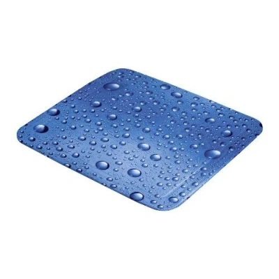 Abbildung von Kleine Wolke Bubble Duscheinlage, Polyvinylchlorid, Marineblau, 55x55 cm