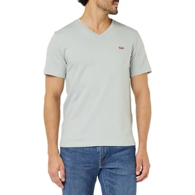 Abbildung von Levi&#039;s Original Vneck Tshirt basic, Herren, Größe: XS, Belgian block