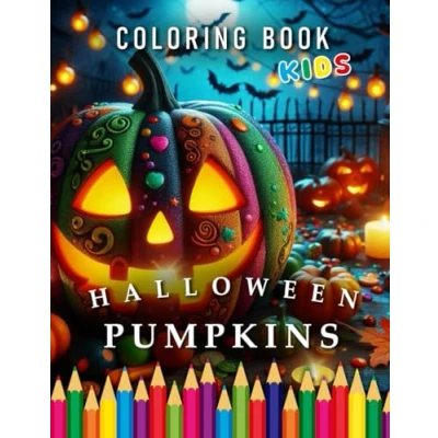Abbildung von Halloween Pumpkins Coloring Book: for Adults &amp; Children: The perfect Gift Fans (Kids Books, Band 19)