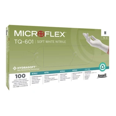 Abbildung von MICROFLEX Soft White Nitrile Gr. M 100 Handschuhe