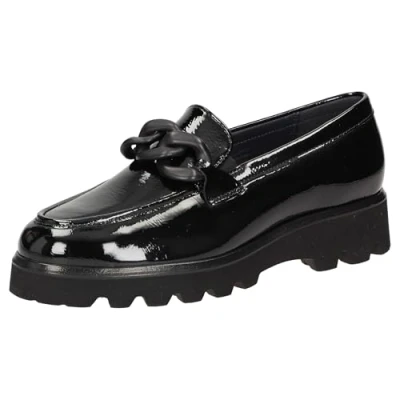 Abbildung von Sioux Slipper, Damen, Größe: 39.5, Schwarz Leder