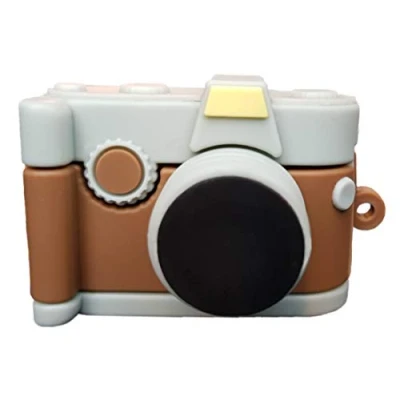 Abbildung von Ulticool Retro 32 GB Vintage Kamera 32GB USB Flash Drive Original Einzigartig Stick Memory Daten Aufbewahrung Grau Braun