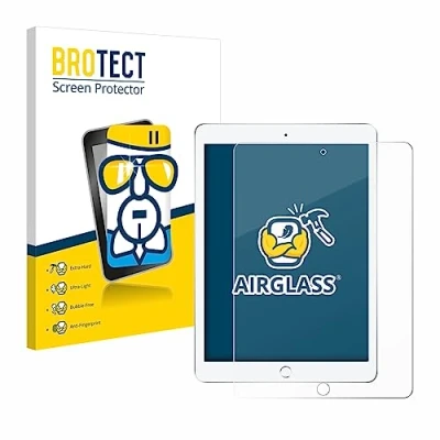 Abbildung von BROTECT Schutzglas für Apple iPad 9.7&quot; 2018 (6. Gen.) Schutzfolie Panzer Folie Glas [Extrem Kratzfest 9H, Anti Fingerprint, Ultra Transparent]